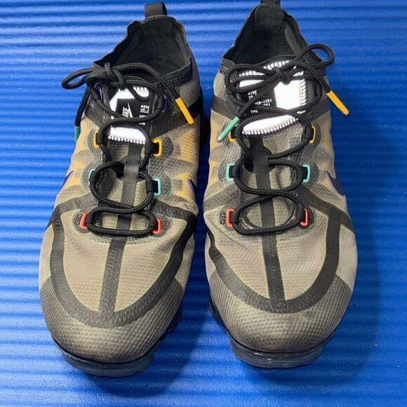 Size 12- Men’s Nike Air VaporMax 2019 SE Black Multi Windbreaker CI1240-023 - Picture 4 of 8